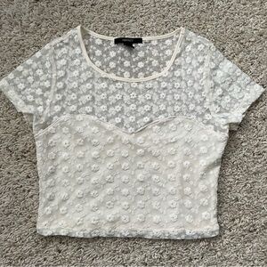 forever 21 mesh top!